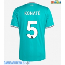 Camisa de time de futebol Liverpool Ibrahima Konate #5 Replicas 3º Equipamento 2025-26 Manga Curta